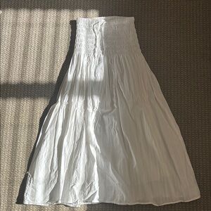 Princess Polly White Maxi Skirt